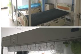 免疫力低下患者保護傘，永潔康層流病床入駐容城縣人民醫院腫瘤科
